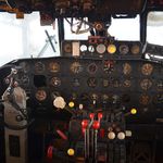Cockpit in Lockheed P-2 Neptune